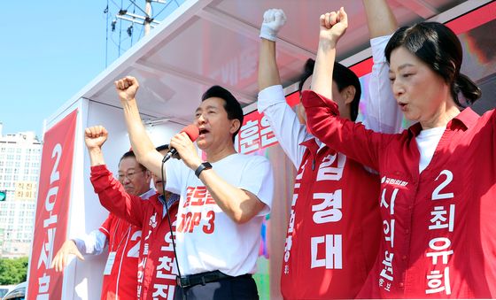유권자의 선택 호소하는 오세훈 후보