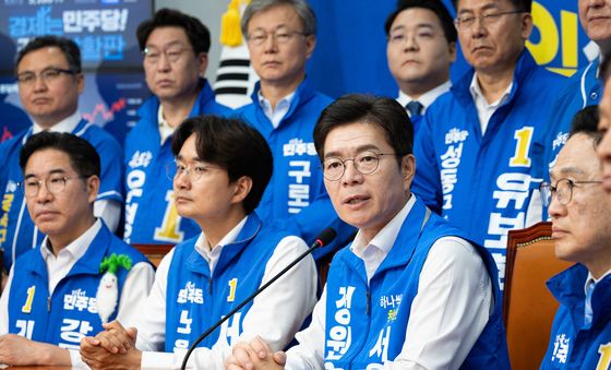 정원오 민주당 서울시장 후보 '투표하고 미래로'