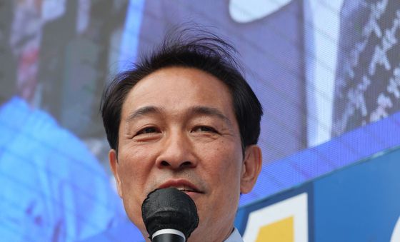 지지호소하는 우상호 후보
