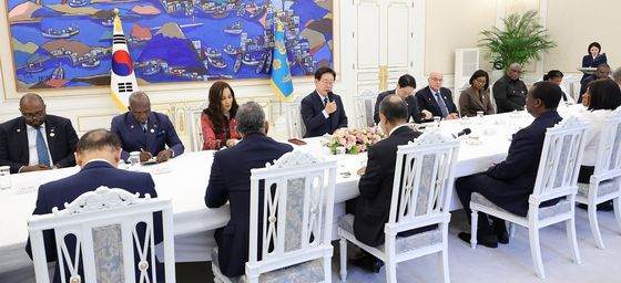 이재명 대통령, 한·아프리카 외교장관회의 대표단 접견
