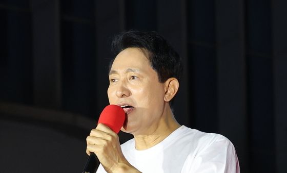 지지 호소하는 오세훈 후보