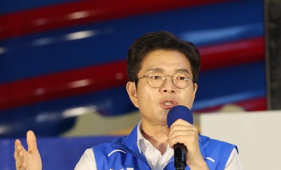 정원오, 청계광장서 막판 지지 호소