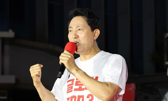 오세훈, 절박한 막판 유세