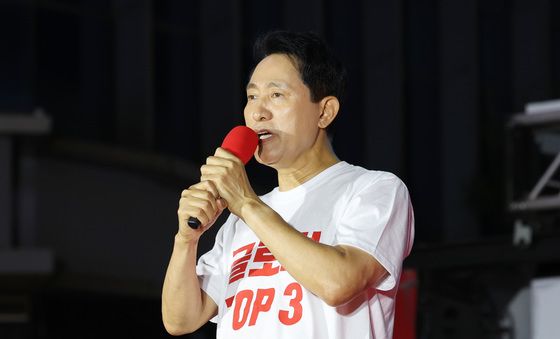 오세훈, 절박한 막판 유세