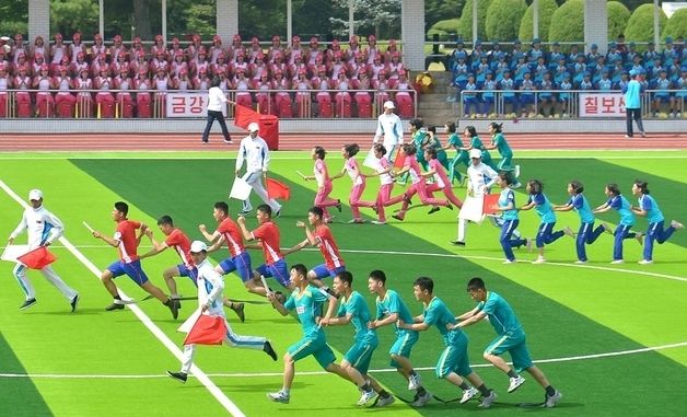 북한 혁명학원 체육경기 2026 현장