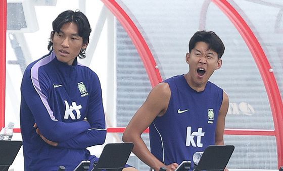 손흥민, 반나절 만에 다시 훈련장으로