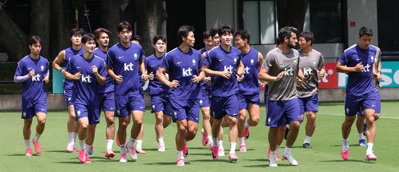멕시코전 패배 털어낸 태극전사
