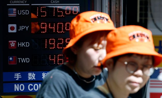 24거래일 연속 1500원대 이어가는 달러·원 환율