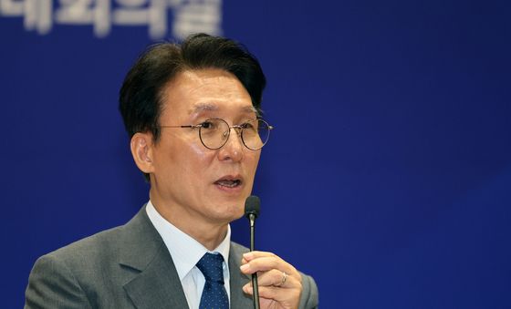 축사하는 김민석 국무총리
