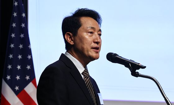 오세훈 서울시장, 한미우호 평화 컨퍼런스 축사