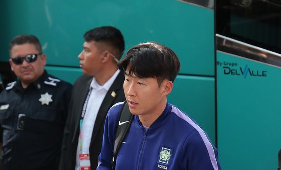 몬테레이 도착한 손흥민