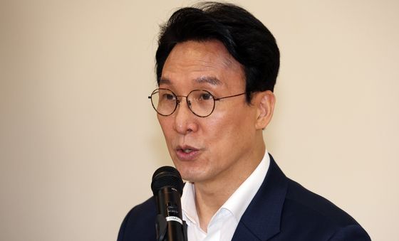 기자간담회 발언하는 김민석 총리