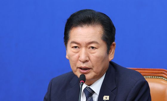 최구위원회의 발언하는 정청래 대표