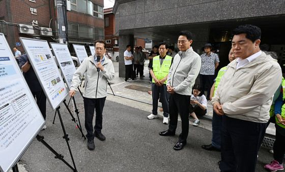 풍수해 대비 브리핑 듣는 오세훈 시장