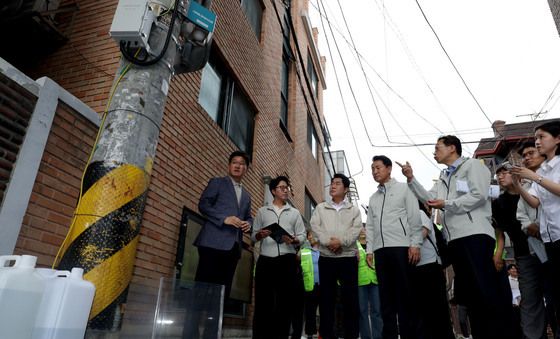 오세훈 서울시장, 풍수해 대비 상습침수지역 현장 방문