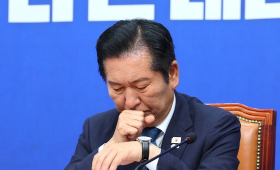 정청래 대표 '대표직 사퇴'