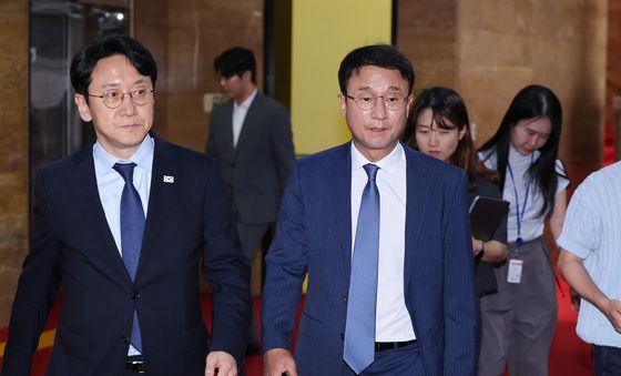 여야 원내대표 회동 마친 한병도·천준호