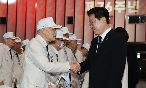 이재명 대통령,  6·25 전쟁 제76주년 기념식