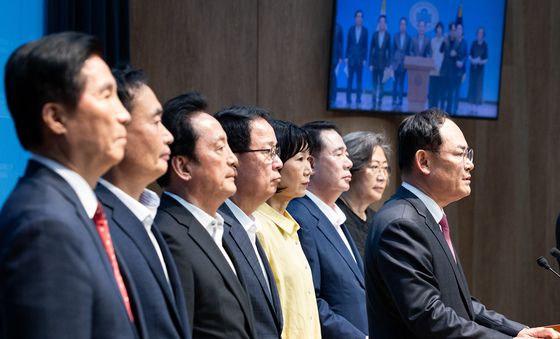임종득 의원, 국힘 원외 당협위원장들과 이재명정부 안보정책 규탄 기자회견