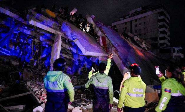 처참한 베네수엘라 연속 지진 발생 피해 현장