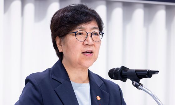 인사말 하는 정은경 보건복지부 장관
