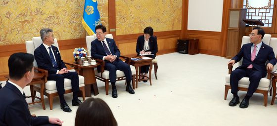 일한의원연맹 회장 만난 이재명 대통령