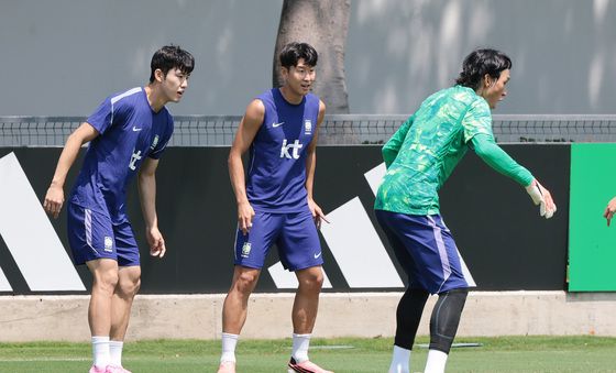 훈련하는 손흥민