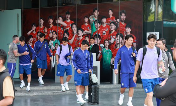 대한민국 축구대표팀 '멕시코 떠납니다'