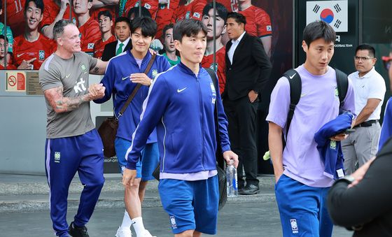 월드컵 마친 대한민국 축구대표팀