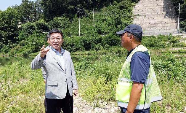 여름철 안전시설 관리 불시 점검하는 윤호중 행안부 장관