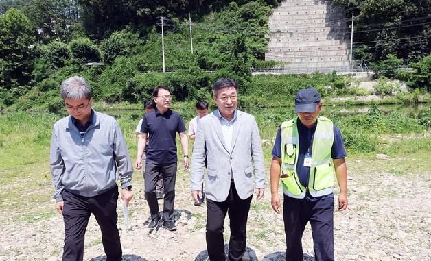 여름철 안전시설 관리 불시 점검하는 윤호중 행안부 장관