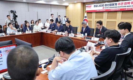 올공 청년들 만나는 장동혁 대표