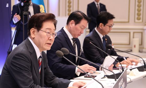 메가프로젝트 국민보고회 발언하는 이재명 대통령