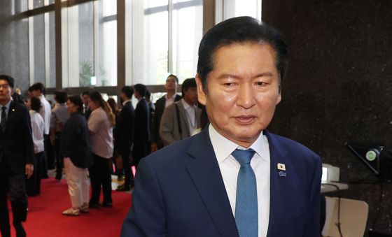 의총 참석하는 정청래 전 대표