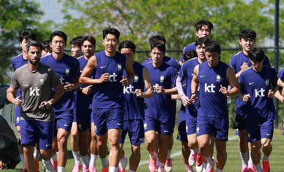 '마지막 평가전 하루 앞둔 축구대표팀'