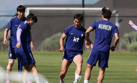 훈련하는 오현규