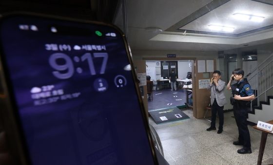 투표시간 연장된 송파구 잠실7동 제2투표소