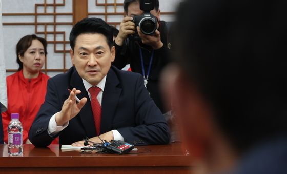 장동혁 대표, '선관위 항의'
