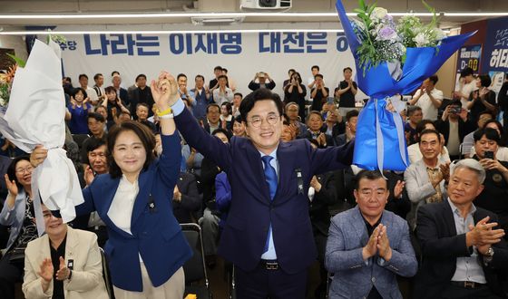 허태정 대전시장 후보 '당선 확실'