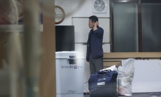 투표함 이송 지연