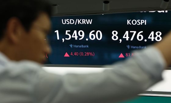 코스피·원달러환율 나란히 상승