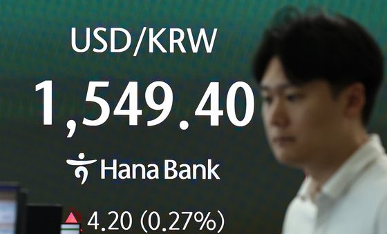 중동 긴장 완화·뉴욕증시 회복에 원달러환율 1550원 육박