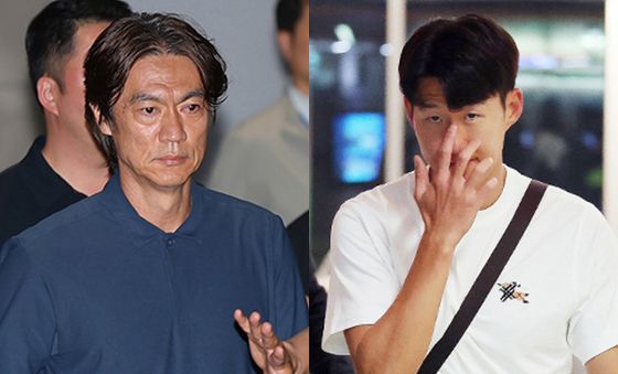 홍명보 감독과 따로 귀국길 오른 손흥민 "다시 뛰겠다"
