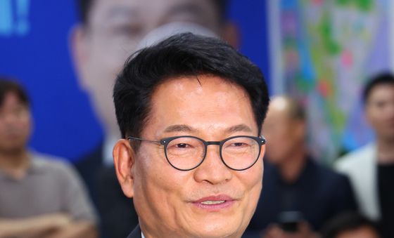 발언하는 송영길 후보