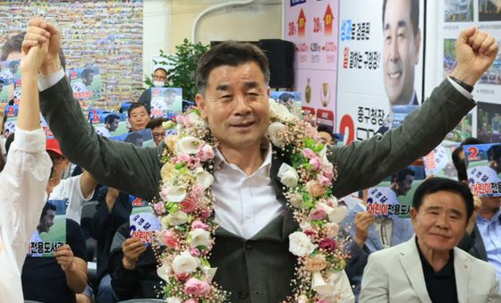 국민의힘 김영길, 울산 중구청장 '당선' 확실