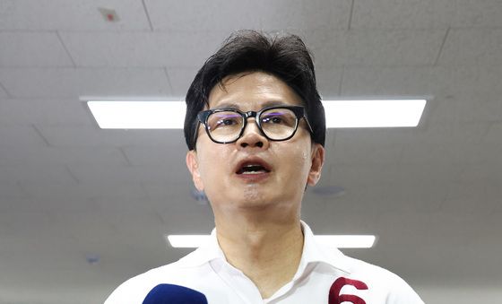 소감 밝히는 '당선 확정' 한동훈 후보