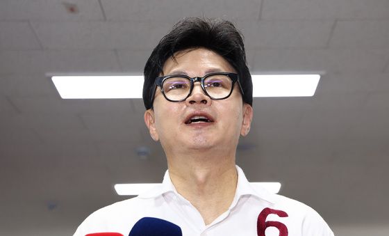 '당선 확정' 후 소감 밝히는 한동훈 후보