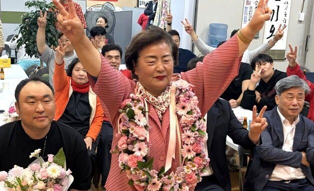 천기옥 국민의힘 울산 동구청장 '당선'