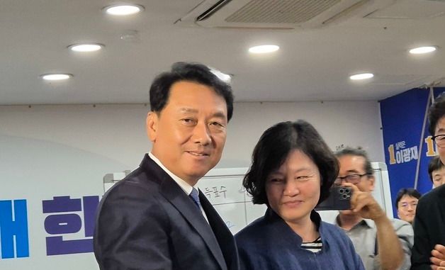 이광재 하남갑 보궐 후보 '당선 확실'