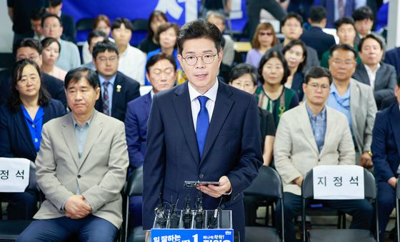 서울시장 선거 패배 승복하는 정원오 후보